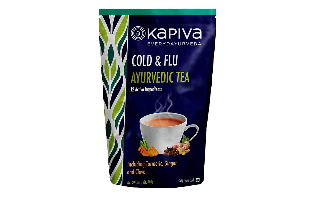 Kapiva Cold & Flu Ayurvedic Tea    Pack  100 grams